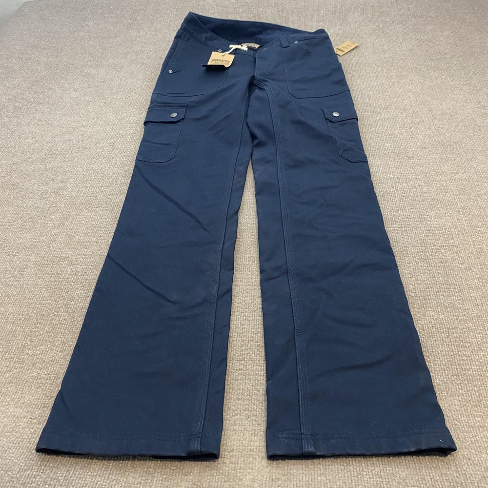 Duluth Trading Co Navy Blue Cargo Track Pants 2x33